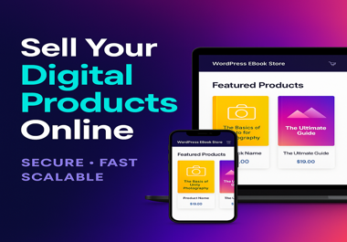 Build a Stunning WordPress E-commerce Website to Sell Digital Products Seamlessly