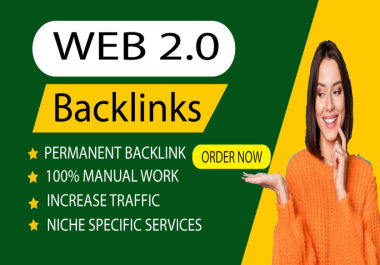 I Will Build 180 High DA PA Manual DoFollow Web 2.0 Backlinks for SEO