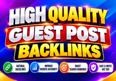 I Will Publish 12 Premium Guest Posts on High Authority Websites for Organic Traffic Growth