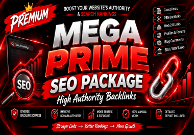 Premium Mega SEO Backlinks Package to Boost Website Authority and Rankings
