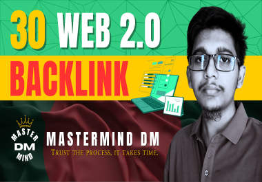 I Will Do 30 Web 2.0 Backlink to Boost Google Ranking