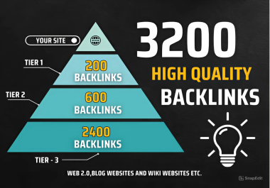Get 3200 Powerful Tier-3 Backlinks for Boost Ranking Safely