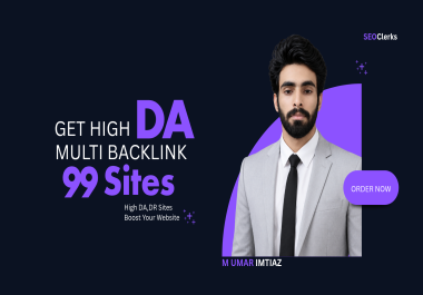 I will build 99 backlinks on different websites to help grow your website's backlink profile