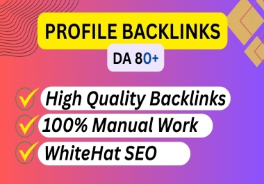 High-Quality 50 Profile Backlink Services to Boost Your Website's SEO Rankings