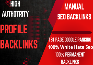 Manual High-Quality SEO Backlinks 151 Powerful Profile Backlink