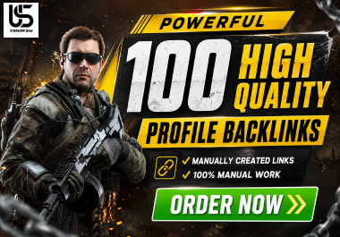 I Will Build 100 Manual Power Full Seo Profile Backlinks