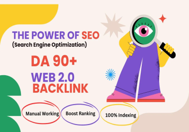 I will create 50 High DA Web 2.0 Backlinks to Skyrocket your Website Rankings