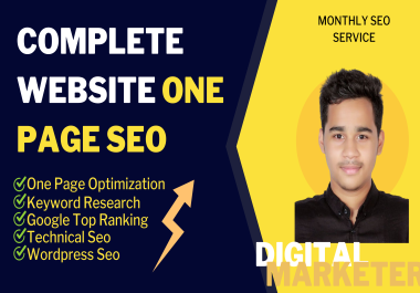 Complete on-page SEO 10 page + Research 10 Keywords