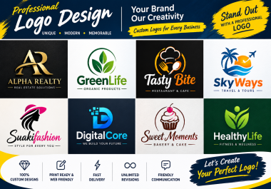 Creative Logo,  Menu & Banner Design - Fast & Professional
