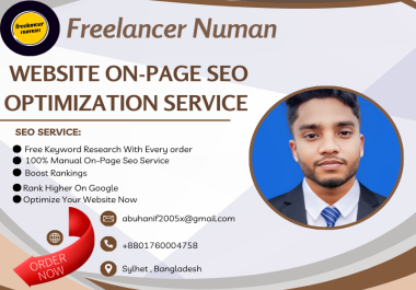 I will do complete wordpress onpage SEO of your website