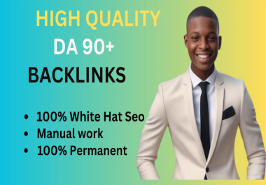 I will make seo backlinks high quality dofollow high da authority link building service