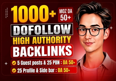 1000 Mixed Backlinks Including PBNs,  Guest Posts and Contextual Links