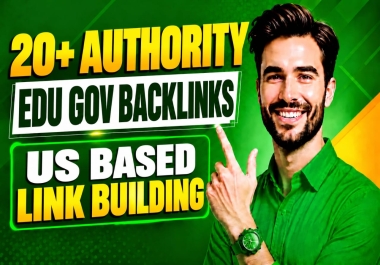 20+ High Authority US EDU and GOV Backlinks for SEO Growth