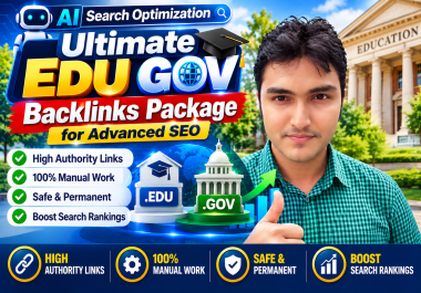 AI Search Optimization Ultimate EDU GOV Backlinks Package for Advanced SEO