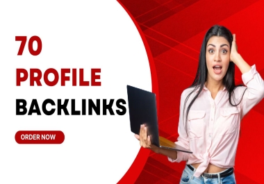 70 Profile Backlinks,  SEO Backlinks,  Link Building