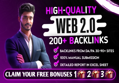 Web 2.0 Backlinks To Boost SEO With 200+ High-Quality Links
