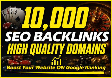 Make 10,000 plus Dofollow Permanent High Quality DA50...
