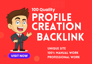 Boost SEO with 60 High-Quality Profile Creation Backlinks To Build Authority Fast