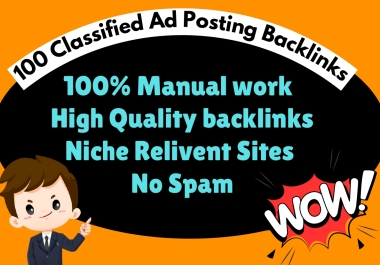 Get 100 SEO-Friendly Classified Ads for Promotion