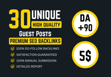 30 Permanent Da 90 guest post high quality