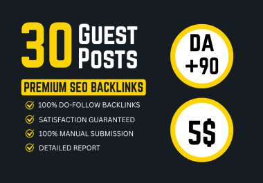 30 Permanent Da 90 guest post high quality