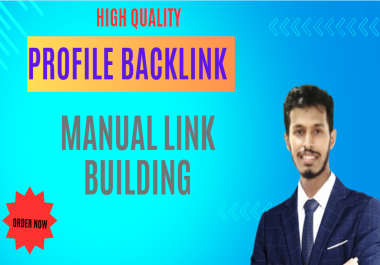 I will do 100 high DA SEO Profile backlink Link building