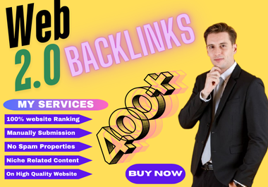 400+ High-Quality WEB 2.0 Backlinks - Boost Your SEO Today