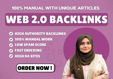 Create 200 Web 2.0 backlinks services for your SEO growth.