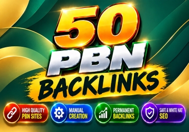 I Will Build 50 Premium PBN Backlinks for Stronger Off-Page SEO and Website Growth
