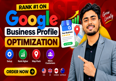 I Will Do Google Business Profile Optimization and Local SEO for Google Maps Ranking