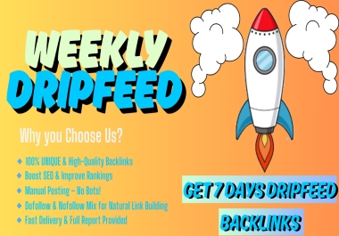 Natural Link Building Done Right 7 Days of DripFeed Backlinks