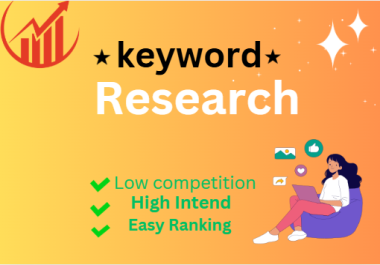 I Will Do Advanced SEO Keyword Research to Boost Your Website's Traffic