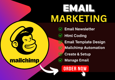 I Will Design Unique email newsletter in HTML/Mailchimps and high-converting template