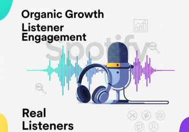 I will safely promote your podcast and increase real listeners