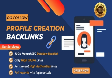 Rank Faster in 2025 with 150 Unique Dofollow Profile Backlinks & Manual SEO Power