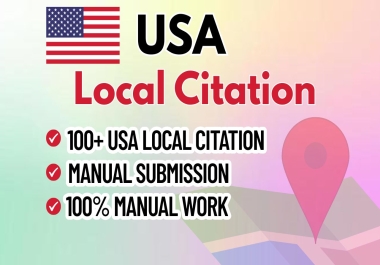 I will create 100 Local Citations USA for Google Ranking