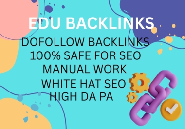 Our agency will do seo backlinks dofollow high da white hat link building contextual