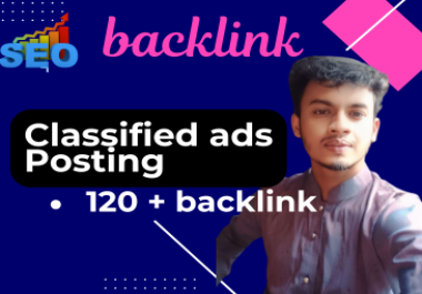 I will manually create 120+ classified add post backl...
