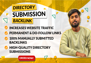 I Will Create 100 Directory submission backlinks High-Quality and SEO-friendly to boost ur website
