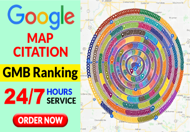 I will do 50000 Google Maps Citations Backlinks,  for GMB Ranking and local SEO