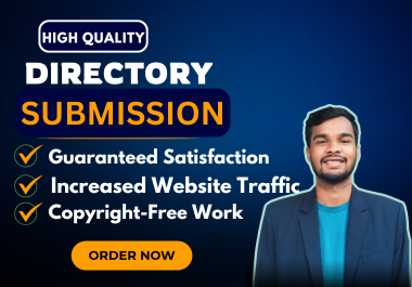 150 high quality SEO-Friendly Directory Submission Backlinks Service