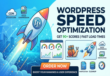I Will Speed Up Your WordPress Website for 90+ Google PageSpeed & Core Web Vitals
