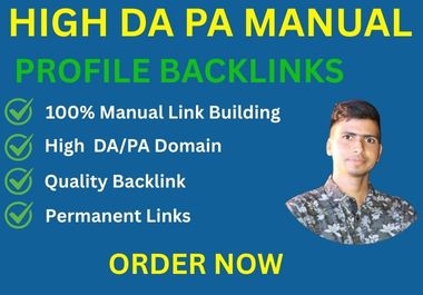 I will build 100 high DA profile backlinks to boost your website SEO