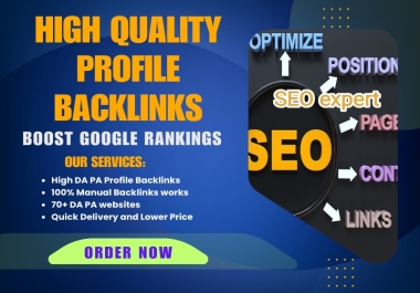 I Will Create 230 High-Quality Profile Backlinks to Boost Your Website&rsquo s Google Ranking