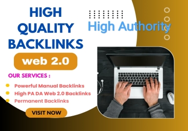 I Will Create 250 Web 2 0 High Authority Backlinks Dedicated Accounts