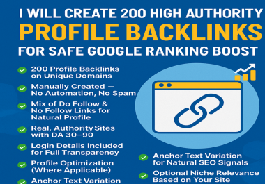 I Will Build 200 Authority Links to Boost Your Search Ranking