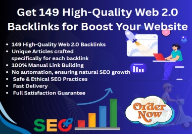 I will create149 High-Quality Profile Backlinks to Boost Your Website