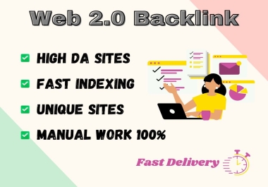 I will do 20 web 2.0 backlinks for your website