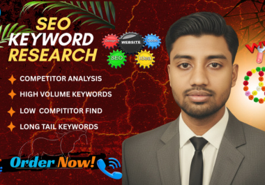 I will do best low competition SEO keyword research for website