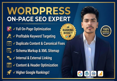 Complete WordPress On-Page SEO & Technical Optimization for Top Google Ranking